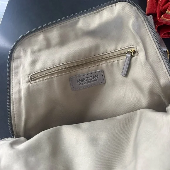 American Leather Co. Women's Gray Backpack - Picture 8 of 12